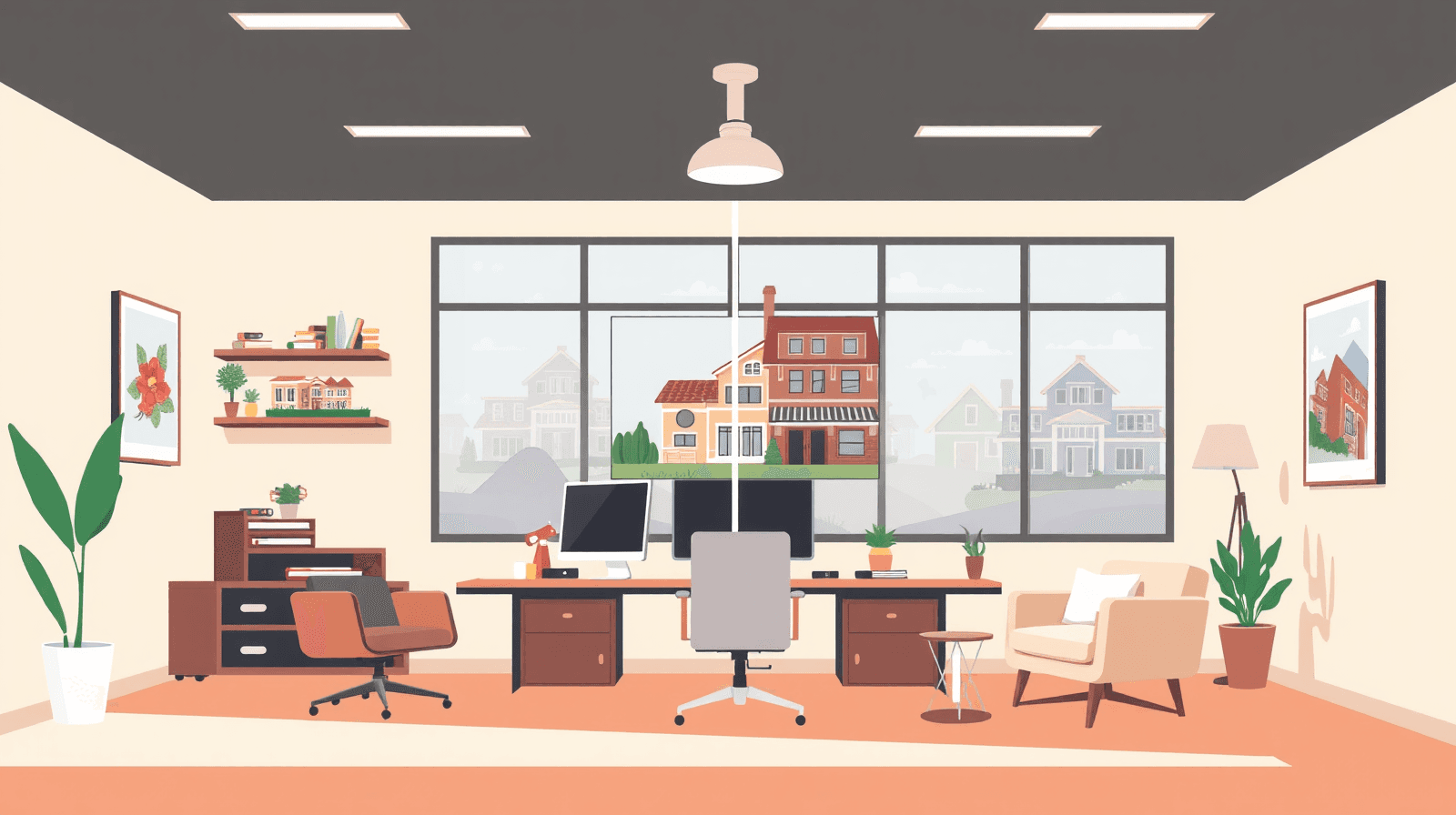 Illustration editoriale pour l'article sur le meilleur home staging virtuel