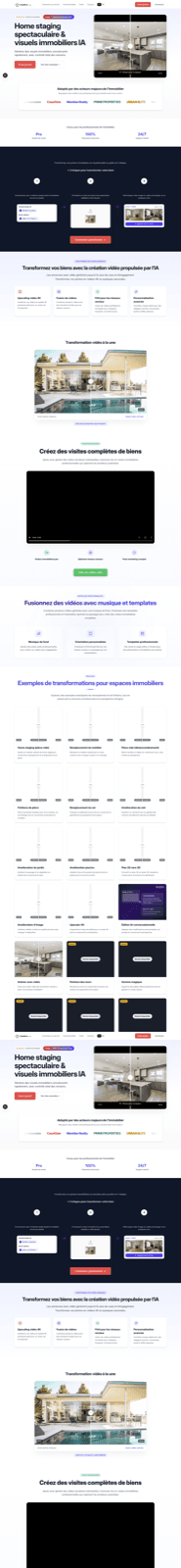 Page d'accueil CasaNova Labs